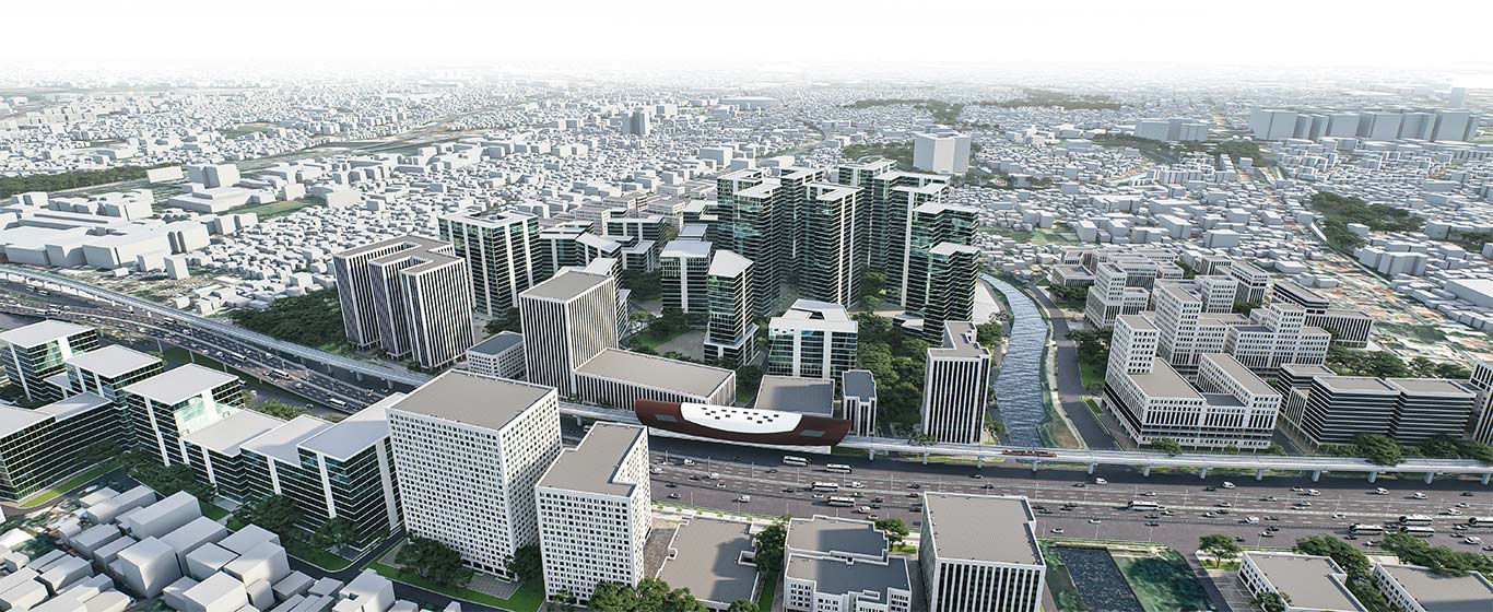 Development of four TODs on six stations on Greater Jakarta LRT Jabodebek network